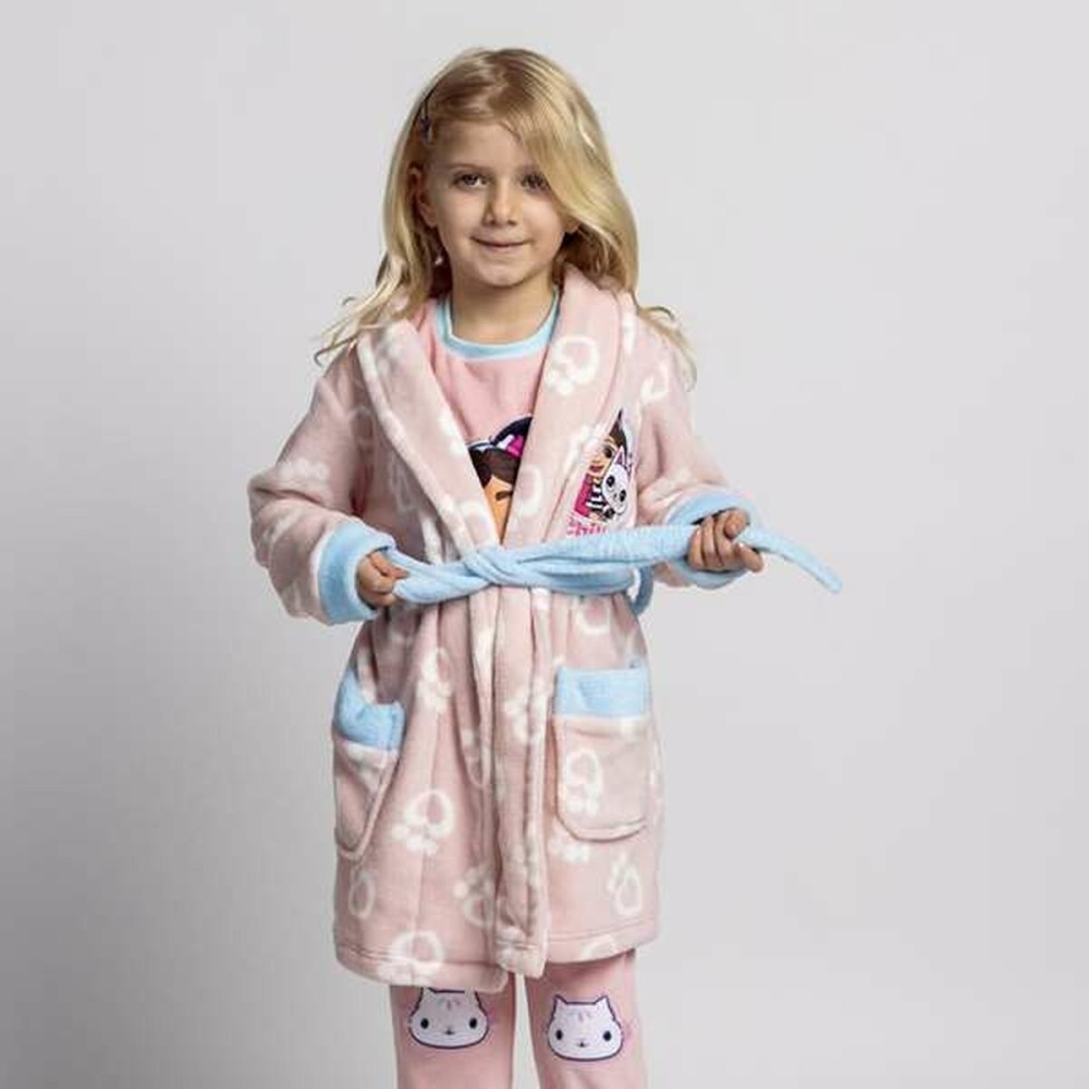 Children's Dressing Gown Gabby's Dollhouse Pink