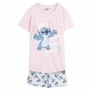 Children's Pyjama Stitch Pink