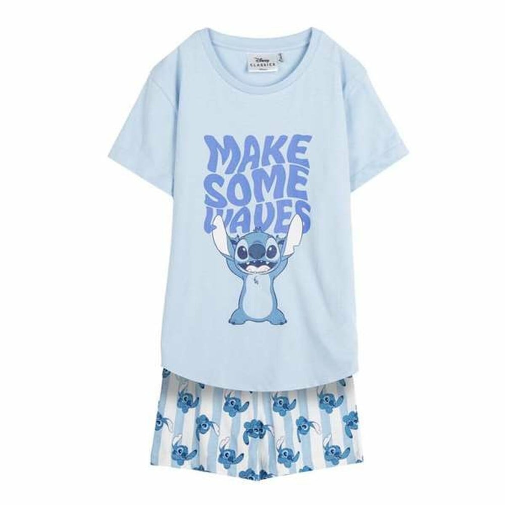 Pyjama Enfant Stitch Bleu