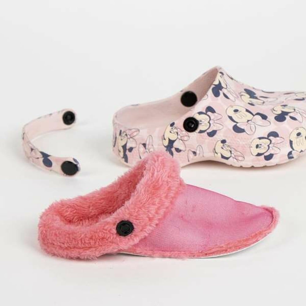 Holzschuhe Minnie Mouse Rosa