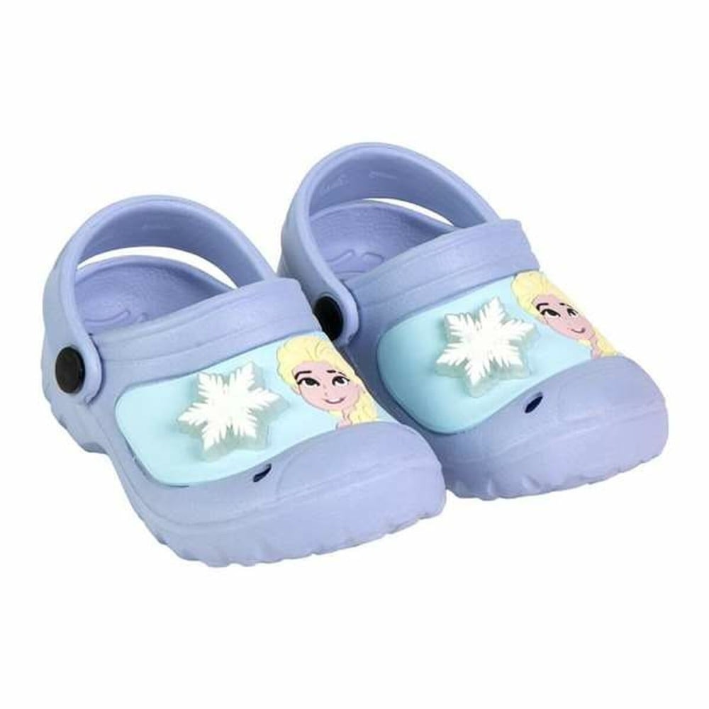 Holzschuhe Frozen Lila