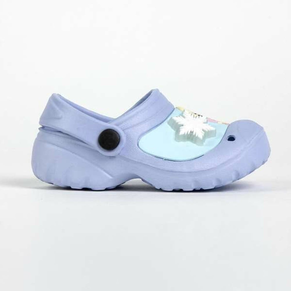 Holzschuhe Frozen Lila