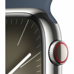 Montre intelligente Apple Series 9 Bleu Argenté 45 mm