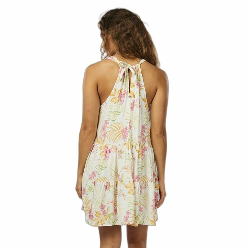 Kleid Rip Curl Sun Dance Up Weiß Tropical