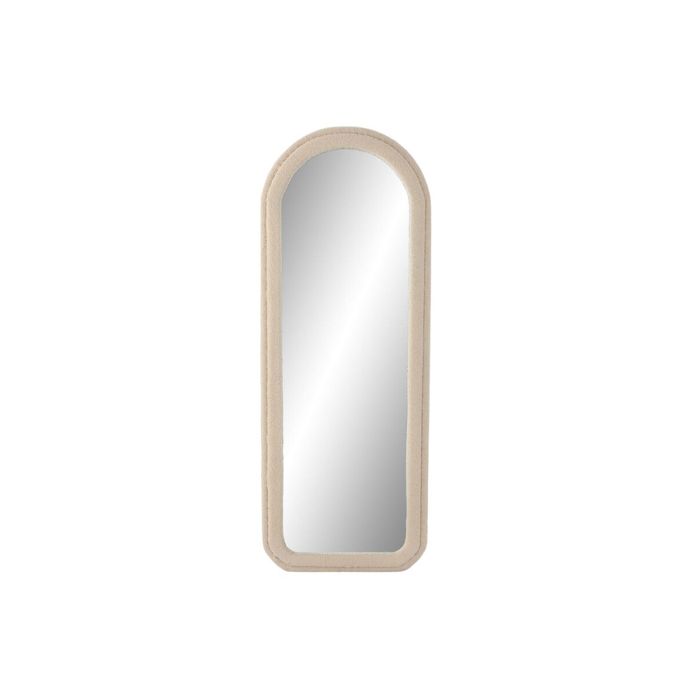 Wall mirror Home ESPRIT White Velvet Scandi 60 x 4 x 160 cm