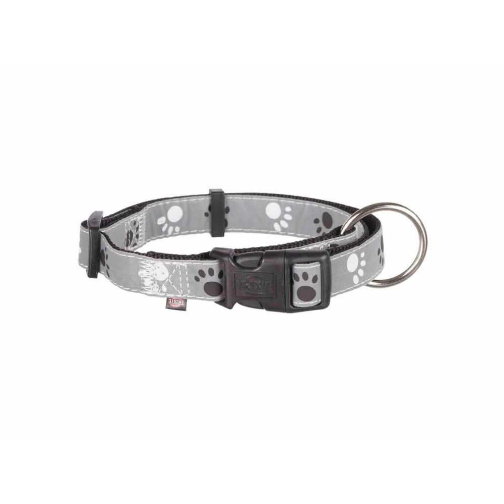 Hundehalsband Trixie Silver Reflect Schwarz Grau XS/S 22-35 cm