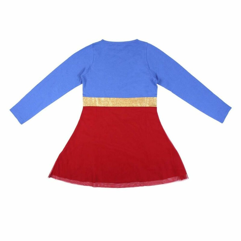 Kleid Superman Blau Rot