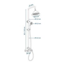 Shower Column Rousseau Stainless steel