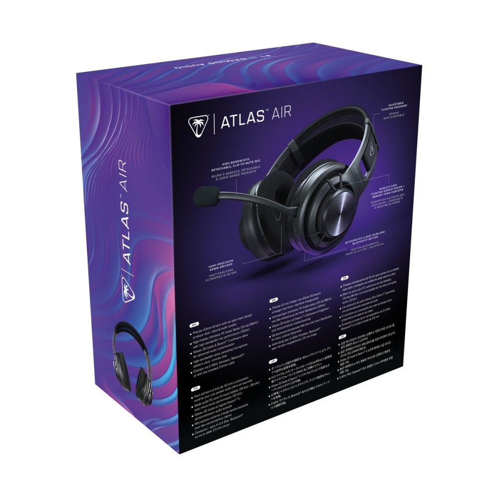 Headphones with Microphone Turtle Beach Atlas Air Black