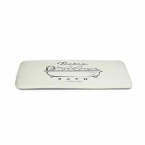 Bath rug Relax Bath White 40 x 1,5 x 60 cm (12 Units)