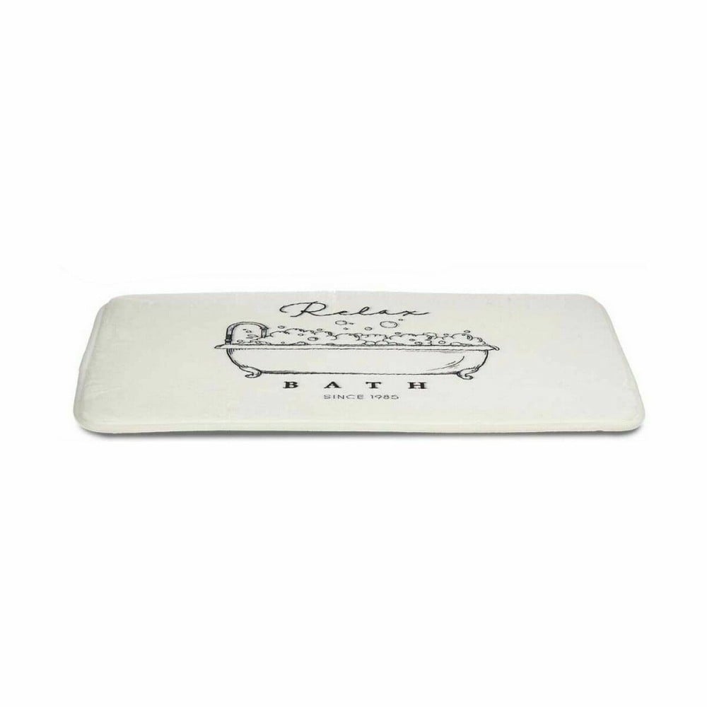 Tapis de bain Relax Bath Blanc 40 x 1,5 x 60 cm (12 Unités)