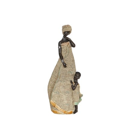 Figurine Décorative Romimex Multicouleur Résine Africaine Fille 16 x 38 x 12 cm