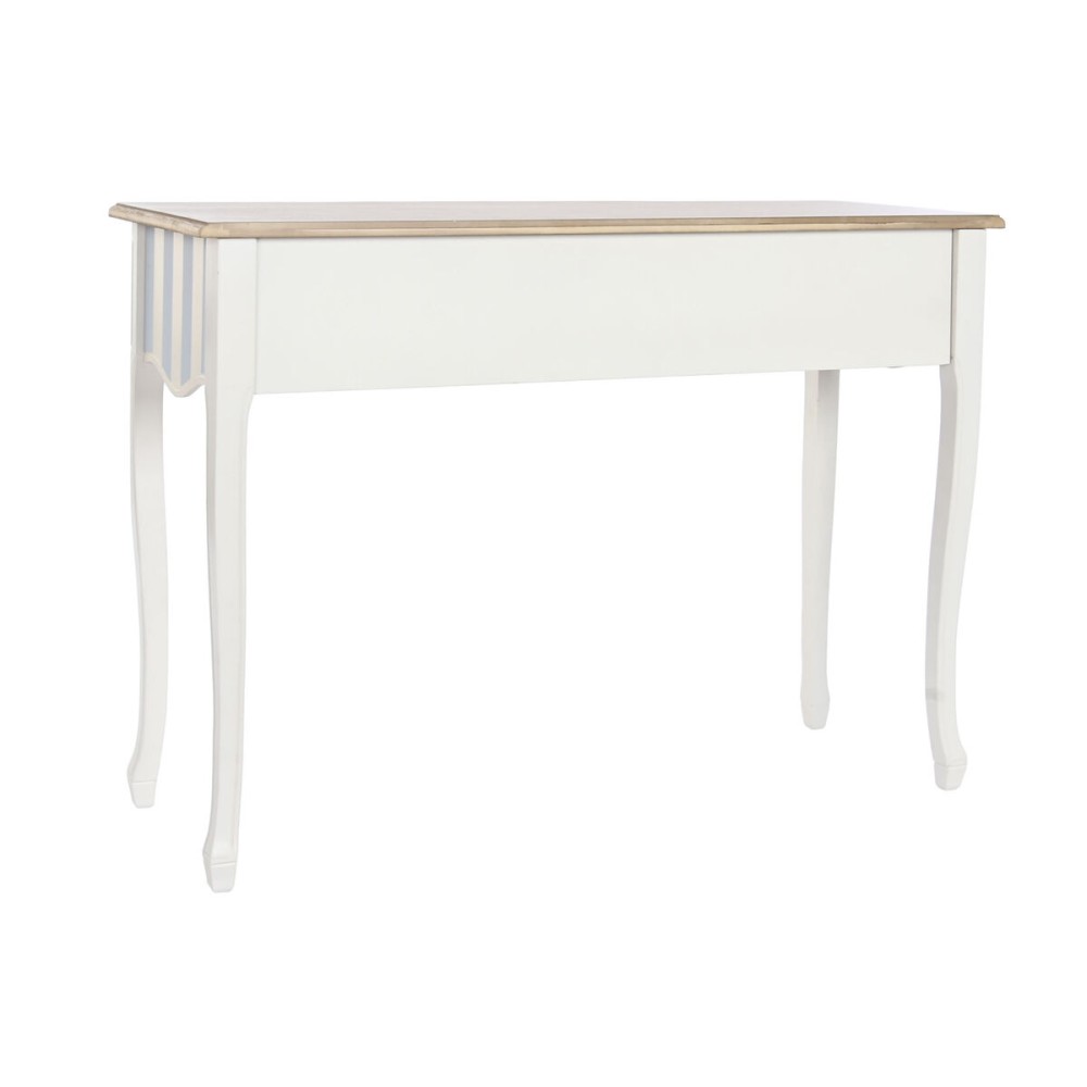 Console DKD Home Decor Céramique Blanc Bleu ciel (110 x 40 x 79 cm)