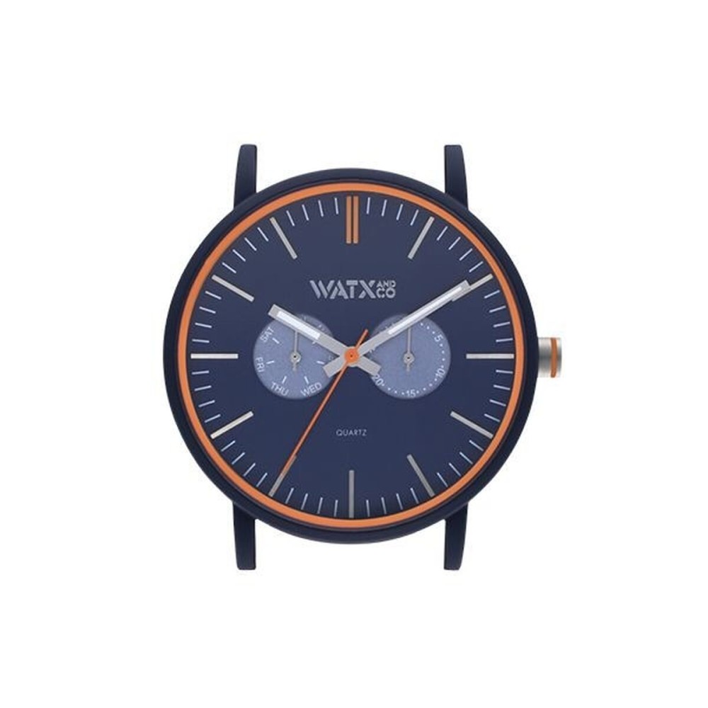 Montre Unisexe Watx & Colors WXCA2715 Bleu (Ø 44 mm)