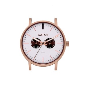 Montre Unisexe Watx & Colors WXCA2735 Gris Rose Argenté (Ø 44 mm)