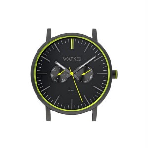 Unisex-Uhr Watx & Colors WXCA2729 Schwarz (Ø 44 mm)