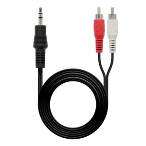 Audiokabel (3,5 mm) zu 2 RCA NANOCABLE 10.24.0301 (0,5M)