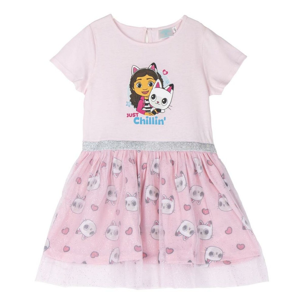 Kleid Gabby's Dollhouse Rosa