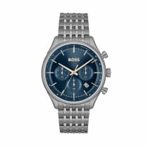 Montre Unisexe Hugo Boss 1514083 Blue marine Gris foncé (Ø 45 mm)