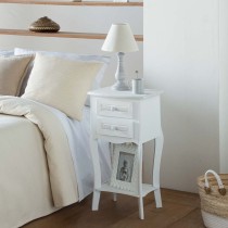 Nightstand Alexandra House Living White 31 x 71 x 38 cm