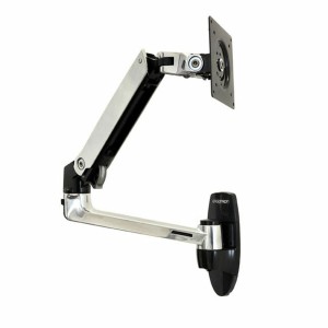 Adjustable support Ergotron 45 243 026 Screens Black Aluminium 34"