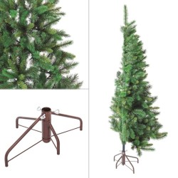 Weihnachtsbaum grün PVC Metall Polyäthylen 180 cm