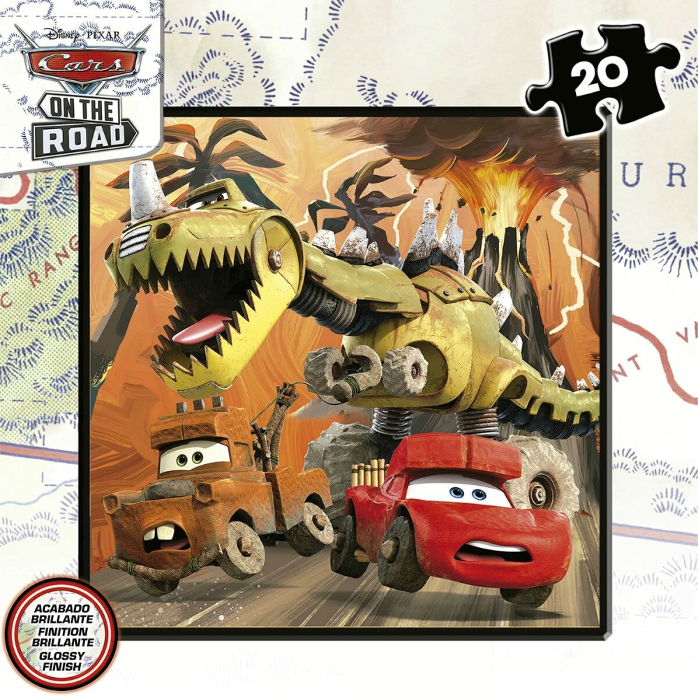 Set mit 4 Puzzeln Cars On the Road 73 Stücke