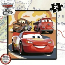 Set de 4 Puzzles Cars On the Road 73 Pièces