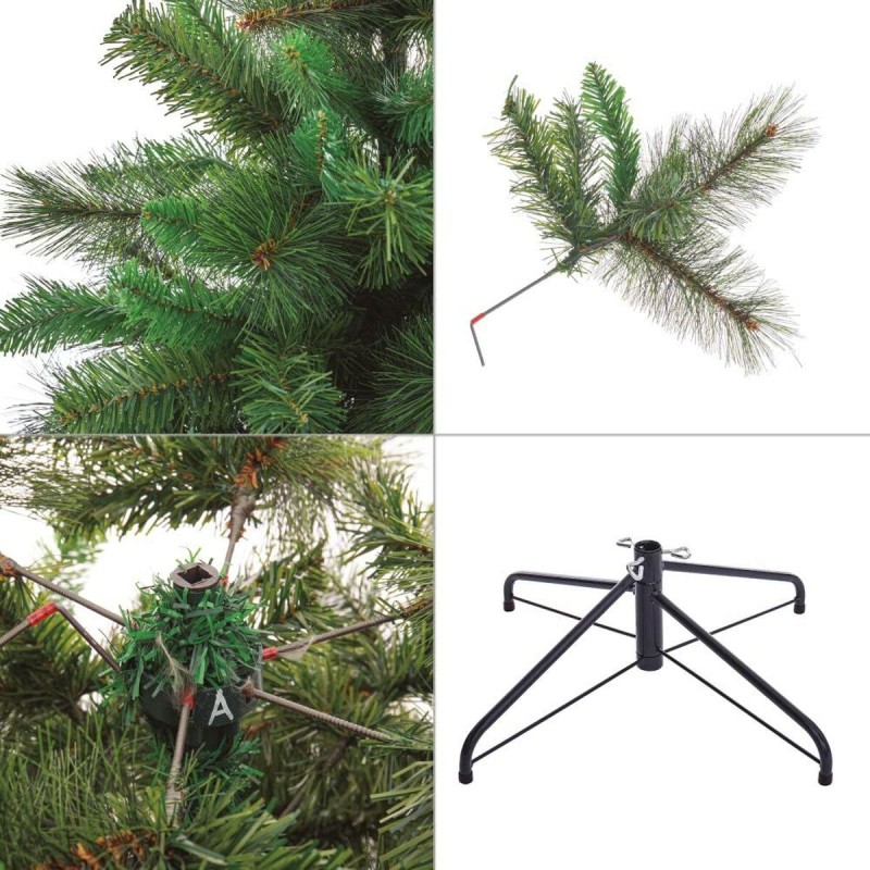 Christmas Tree Green PVC Metal Polyethylene 120 cm