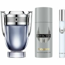 Set mit Herrenparfüm Paco Rabanne Invictus 3 Stücke