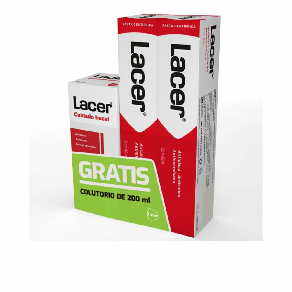 Dentifrice Action Complète Lacer 2 x 125 ml 3 Pièces