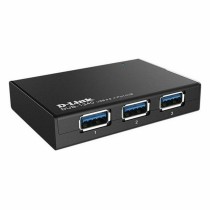 Hub USB D-Link DUB-1340 USB 3.0 Noir Bleu foncé