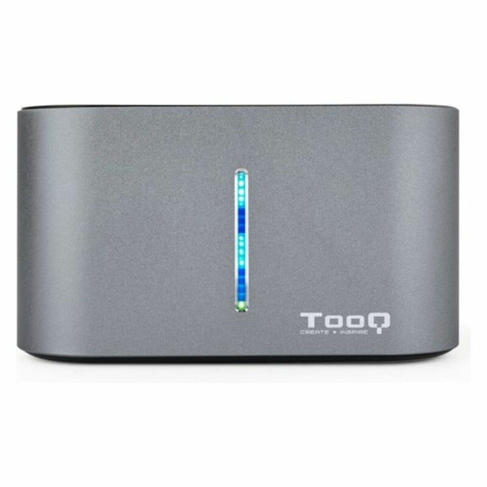 Dock Station Dual TooQ TQDS-805G 2.5"-3.5" HDD/SSD SATA USB 3.0 Gris