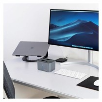 Dock Station Dual TooQ TQDS-805G 2.5"-3.5" HDD/SSD SATA USB 3.0 Gris