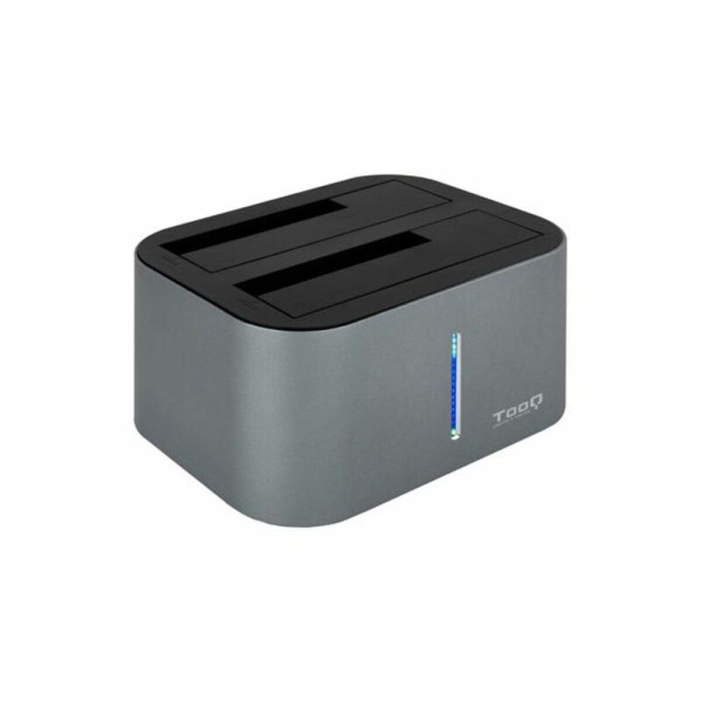 Dock Station Dual TooQ TQDS-805G 2.5"-3.5" HDD/SSD SATA USB 3.0 Gris