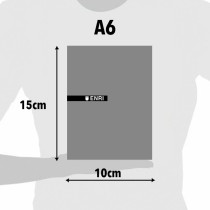 Bloc de Notes ENRI Blanc A6 80 Volets (10 Unités)