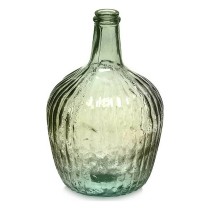 Bottle 2255/04R-G Green Stripes 4 L 17 x 29 x 17 cm Decoration (4 Units)