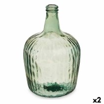 Bottle 2255/08R-CH Champagne Stripes 8 L 22 x 37,5 x 22 cm Decoration (2 Units)