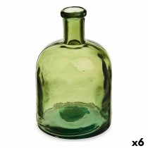 Bottle 2385-G Green Width 2,25 L 15 x 23,5 x 15 cm Decoration (6 Units)