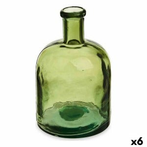 Bouteille 2385-G Vert Largeur 2,25 L 15 x 23,5 x 15 cm Décoration (6 Unités)