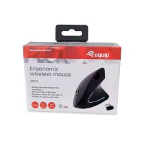 Ergonomische optische Maus Equip 245110 Schwarz