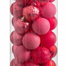 Christmas Baubles Red 5 x 5 x 5 cm (40 Units)