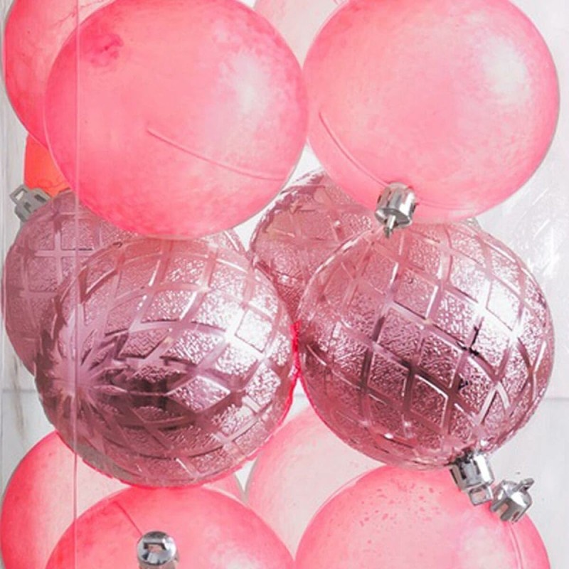 Christmas Baubles Red 8 x 8 x 8 cm (20 Units)