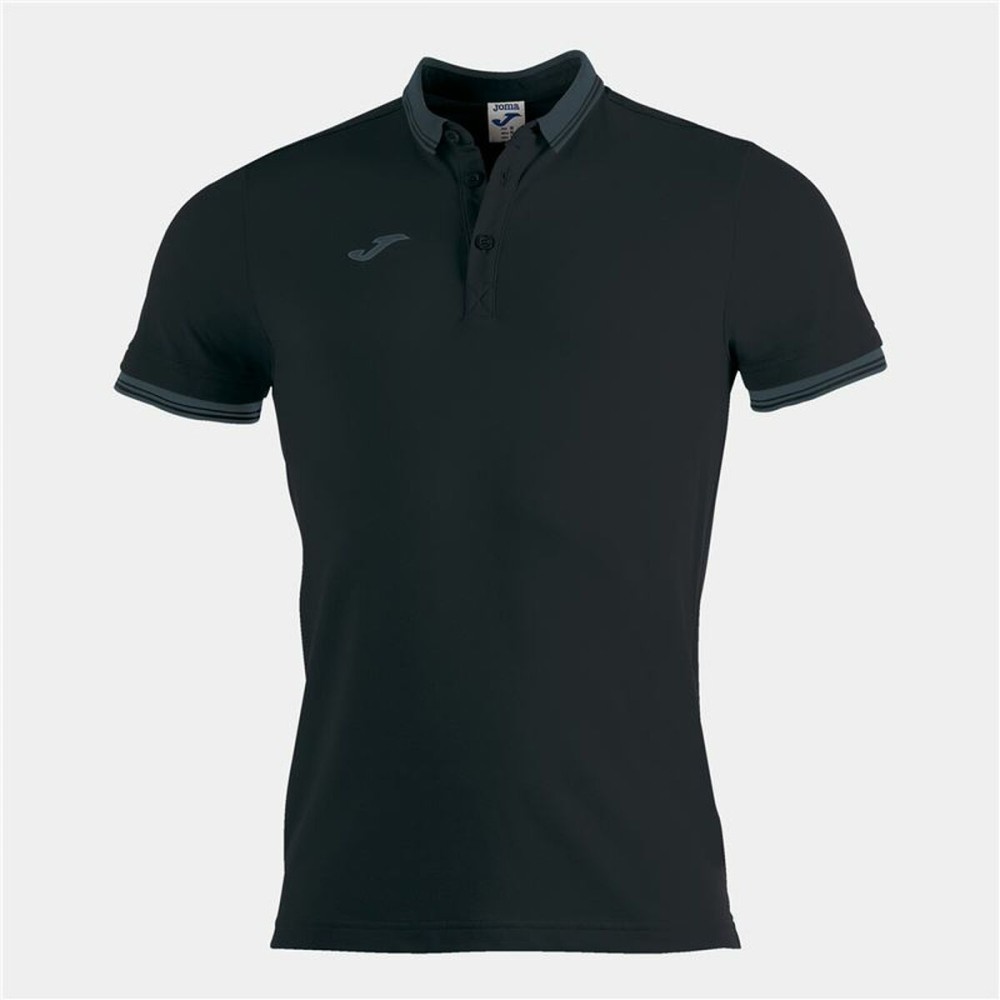 Herren Kurzarm-Poloshirt Joma Sport Bali II Schwarz