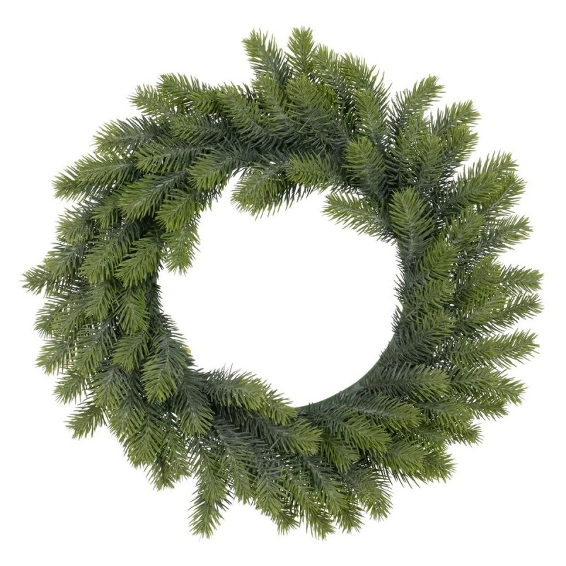 Couronne de Noël Vert PVC 41 x 41 cm