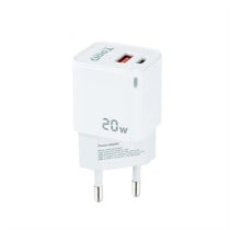 Chargeur mural TooQ TQWC-QCPD20WT USB-C USB-A