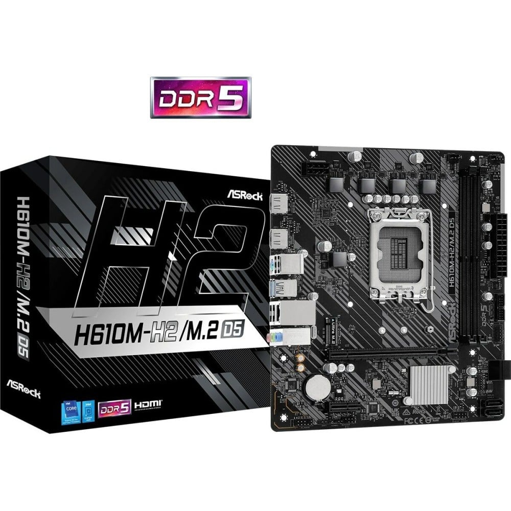 Carte Mère ASRock 90-MXBML0-A0UAYZ LGA 1700 INTEL H610