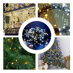 Guirlande lumineuse LED 50 m Blanc 6 W Noël