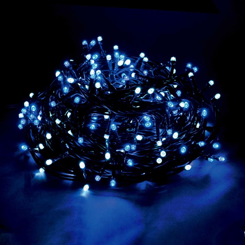 Wreath of LED Lights 15 m Blue White 3,6 W