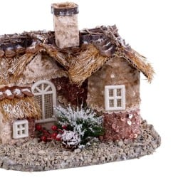 Christmas bauble Multicolour Natural Polyfoam House 18 x 22 x 15 cm